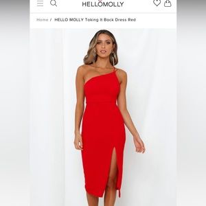 Hellomolly open back dress